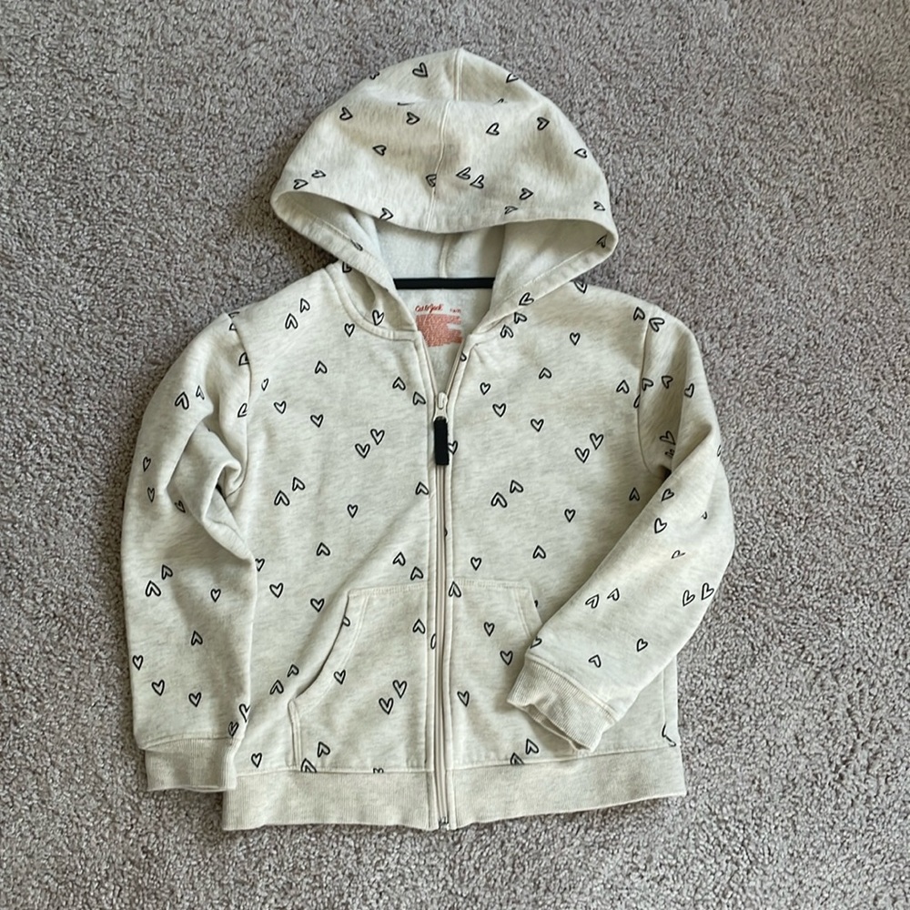 Cat & Jack zip up jacket. Size Small (6/6x).